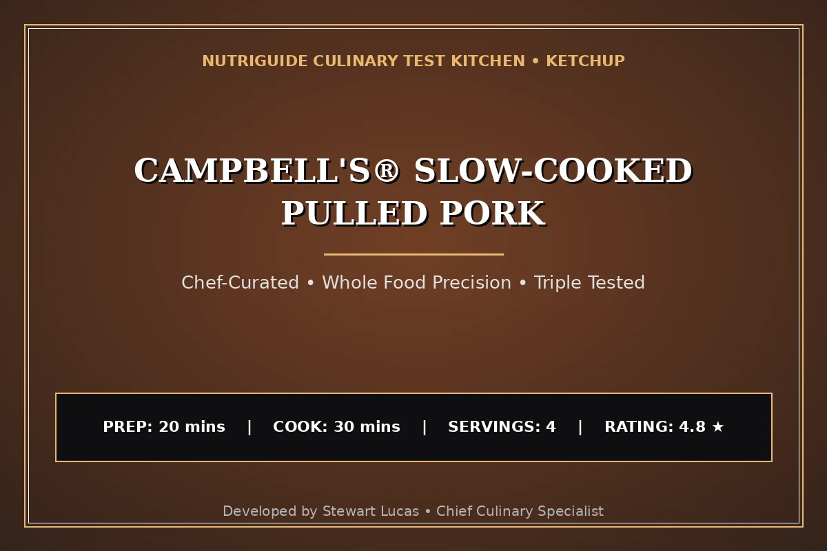 Campbell'S® Slow-Cooked Pulled Pork