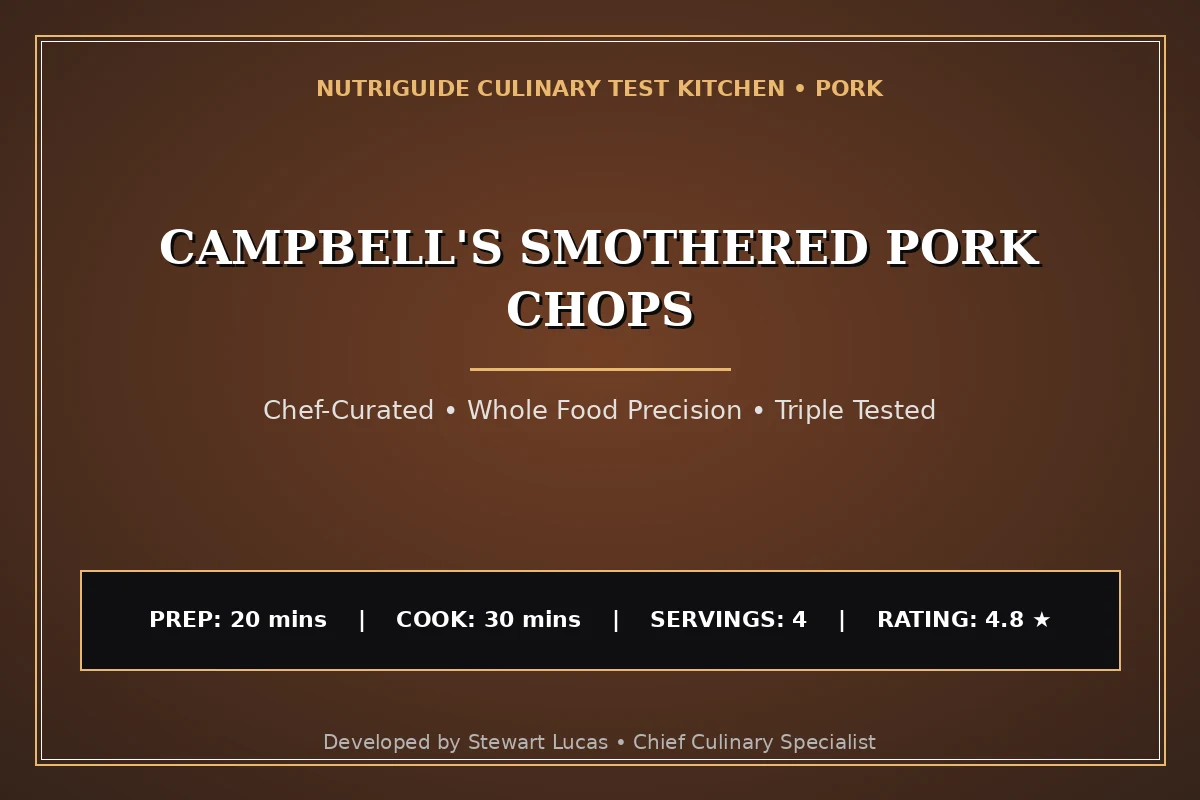 Campbell'S Smothered Pork Chops