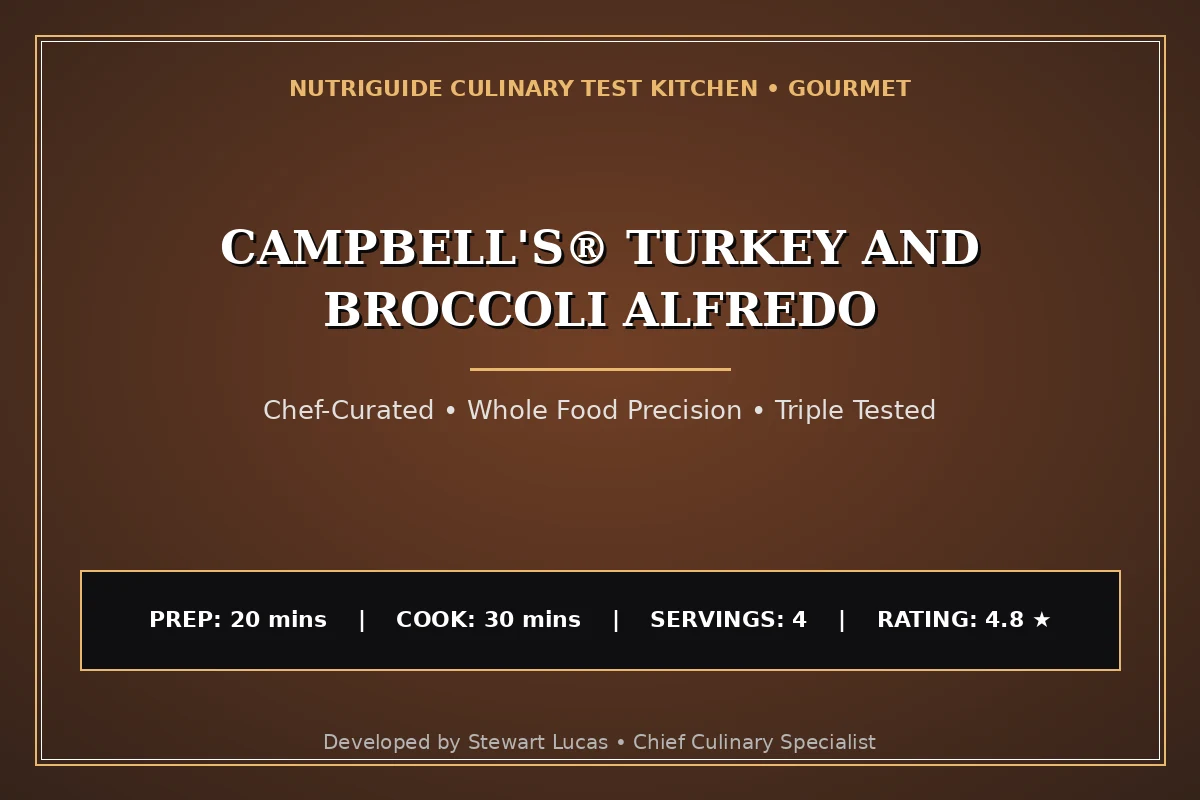 Campbell'S® Turkey And Broccoli Alfredo