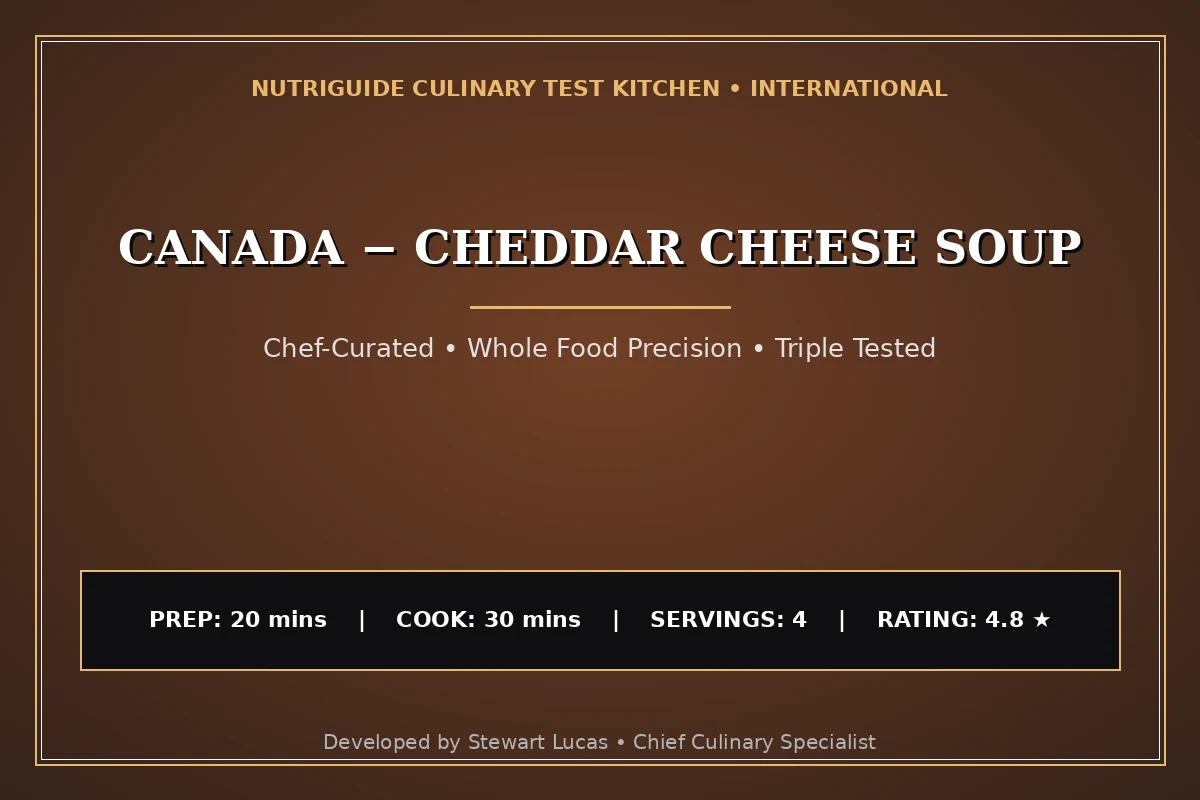 Canada − Cheddar Cheese Soup