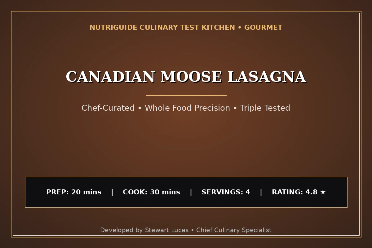 Canadian Moose Lasagna
