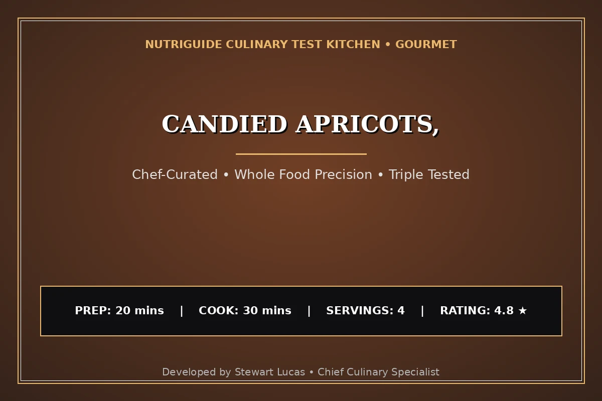 Candied Apricots,