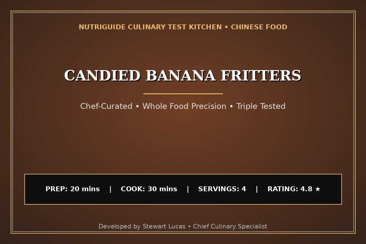 Candied Banana Fritters
