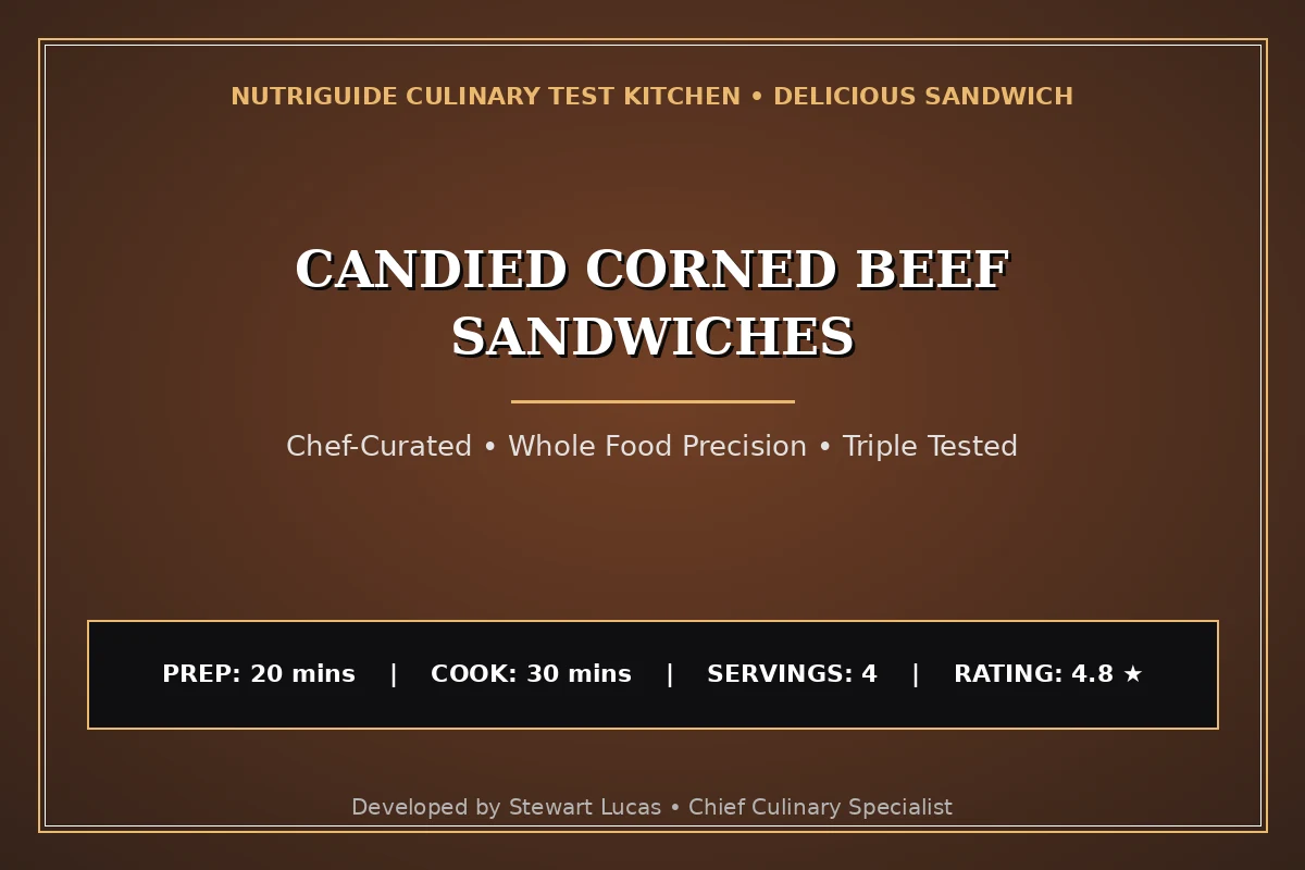 Candied Corned Beef Sandwiches