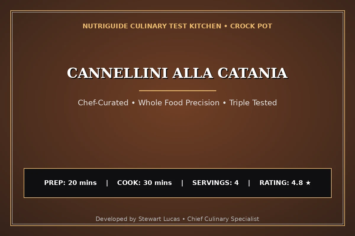 Cannellini Alla Catania