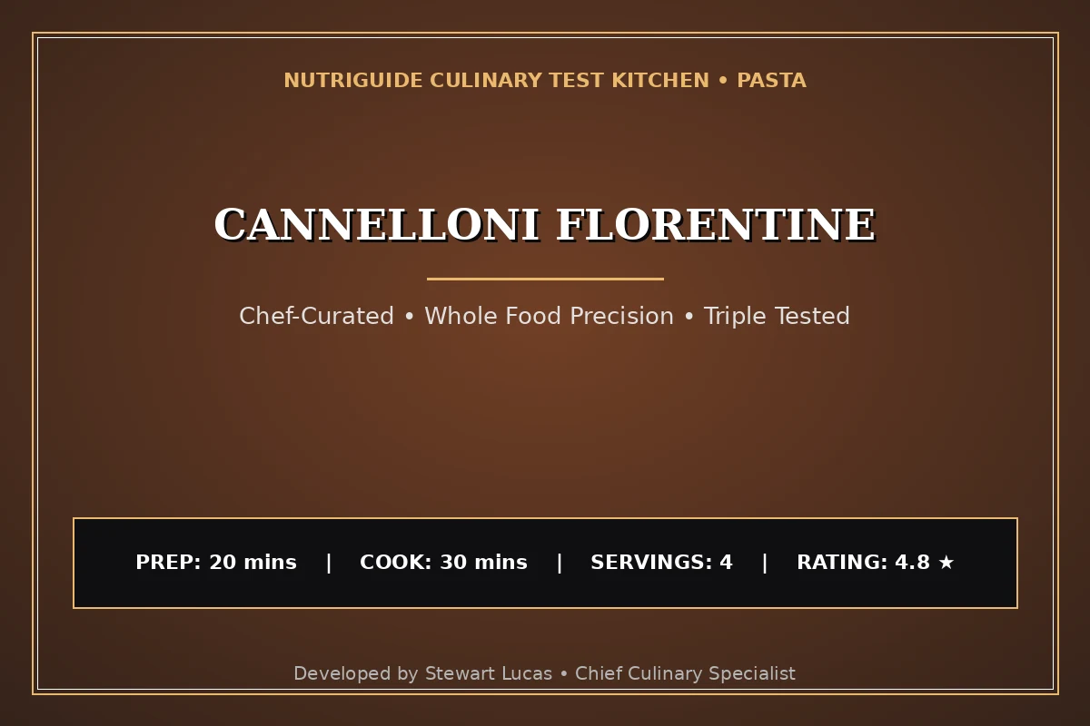 Cannelloni Florentine