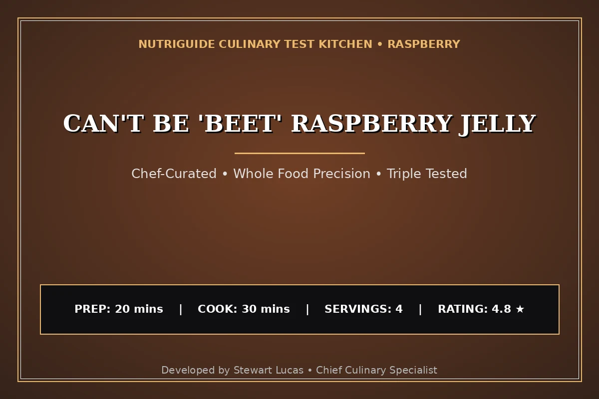 Can'T Be 'Beet' Raspberry Jelly