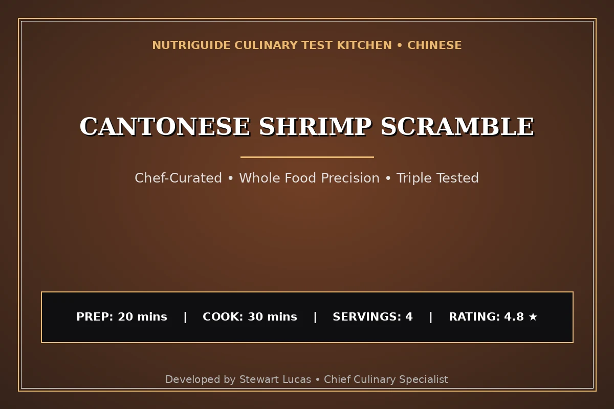 Cantonese Shrimp Scramble