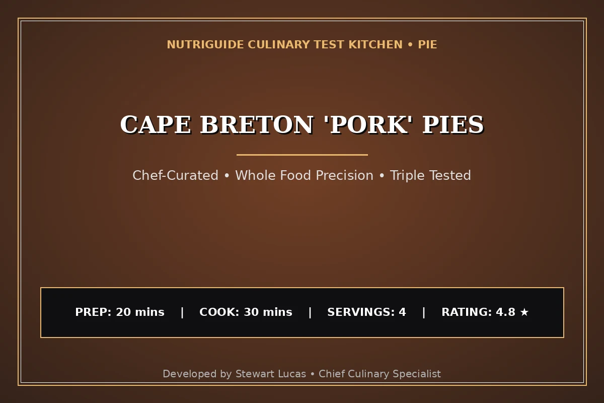 Cape Breton 'Pork' Pies