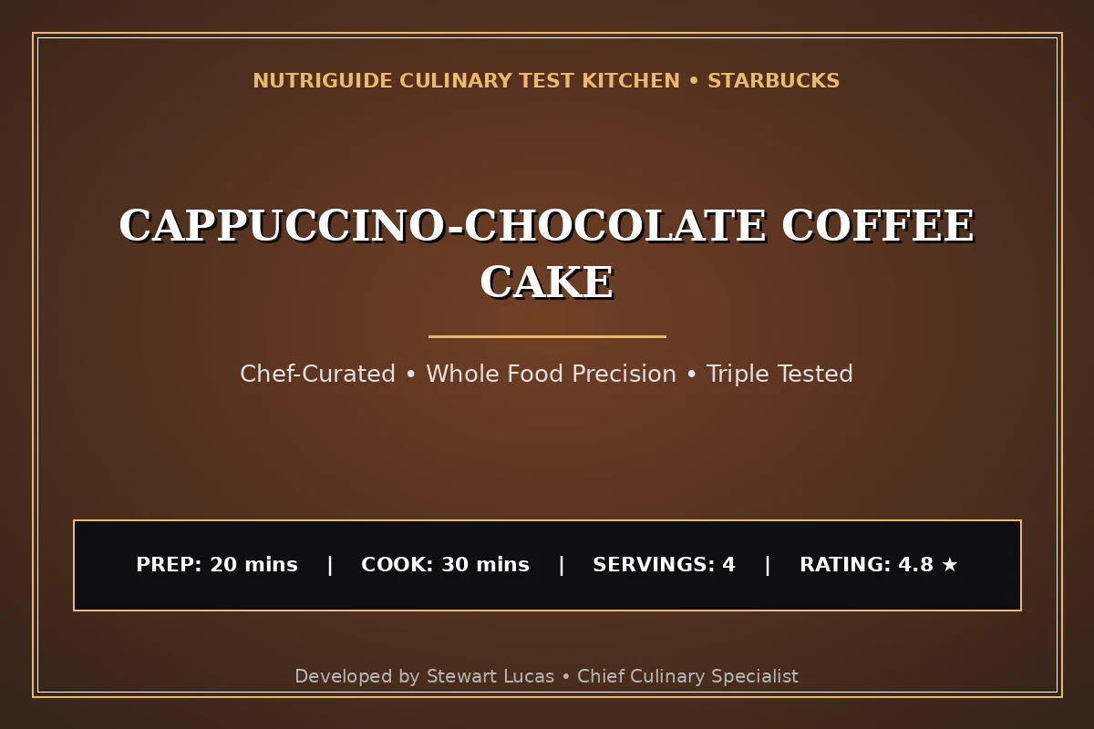 Cappuccino-Chocolate Coffee Cake