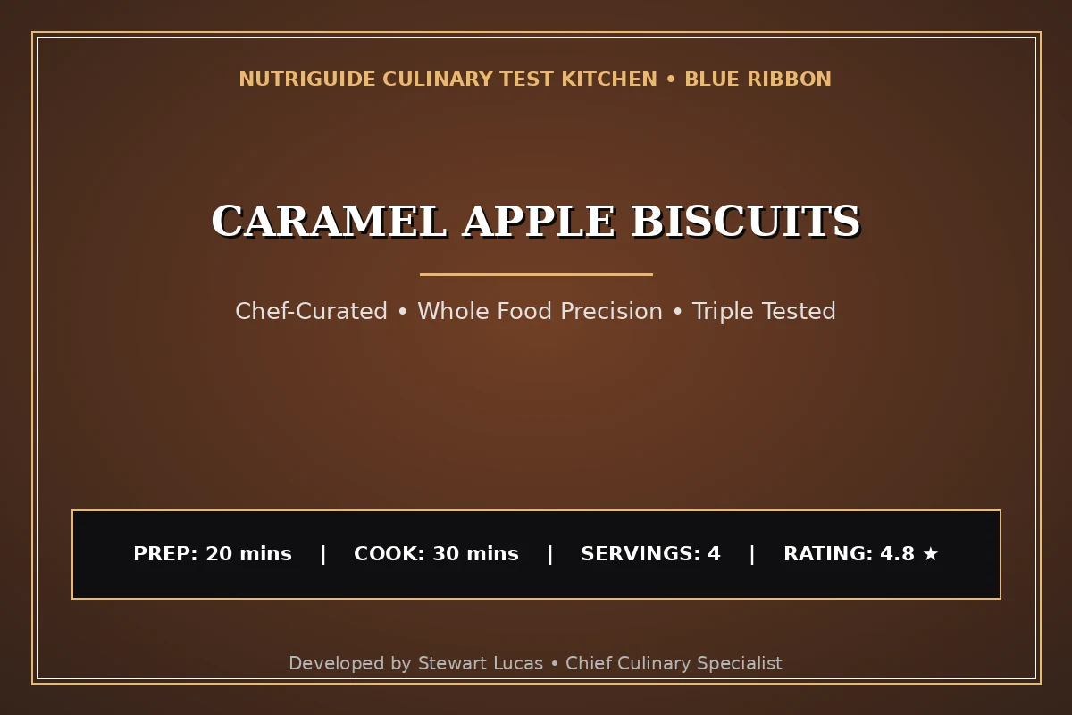 Caramel Apple Biscuits