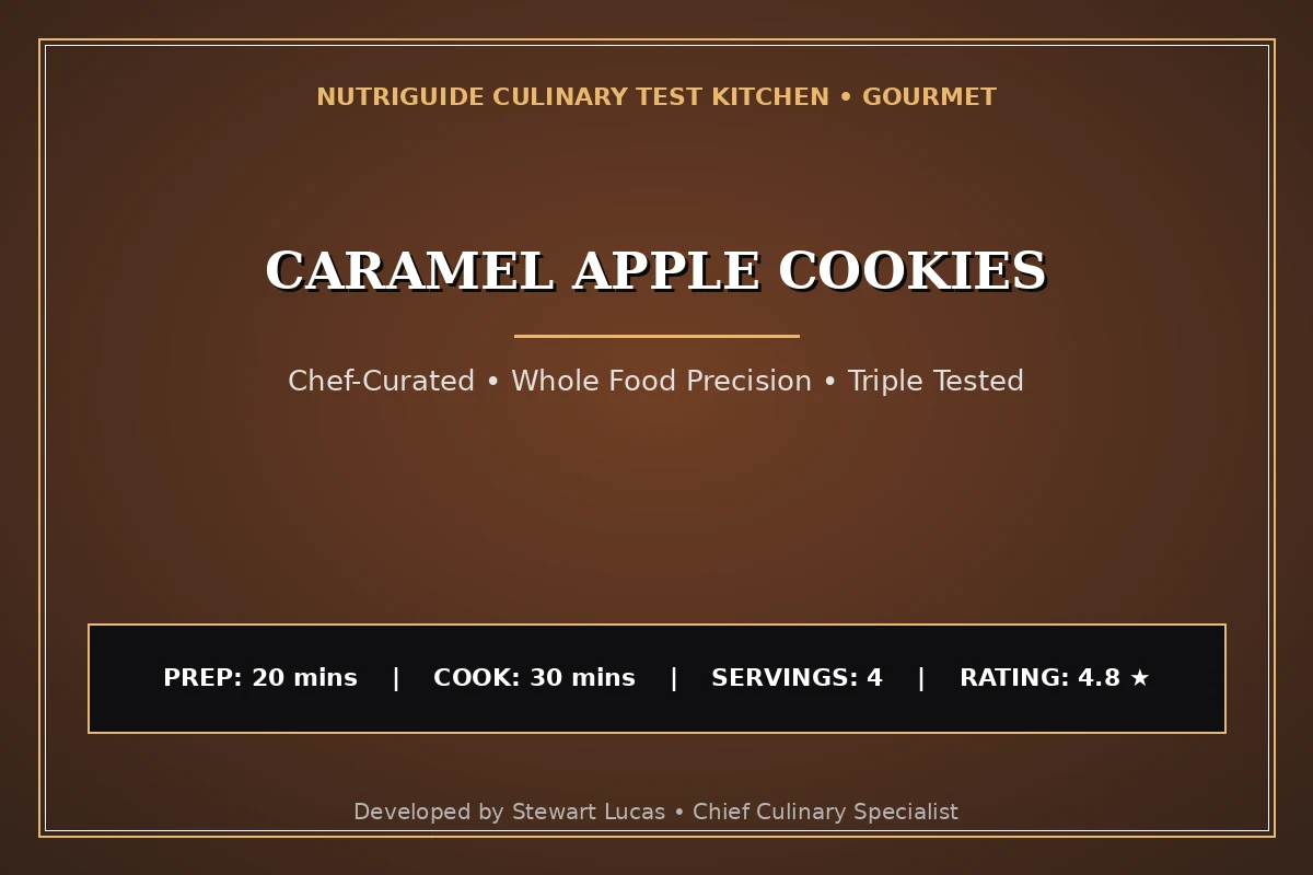 Caramel Apple Cookies
