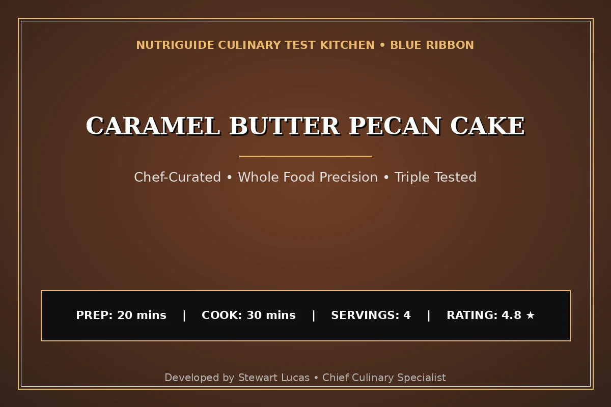 Caramel Butter Pecan Cake