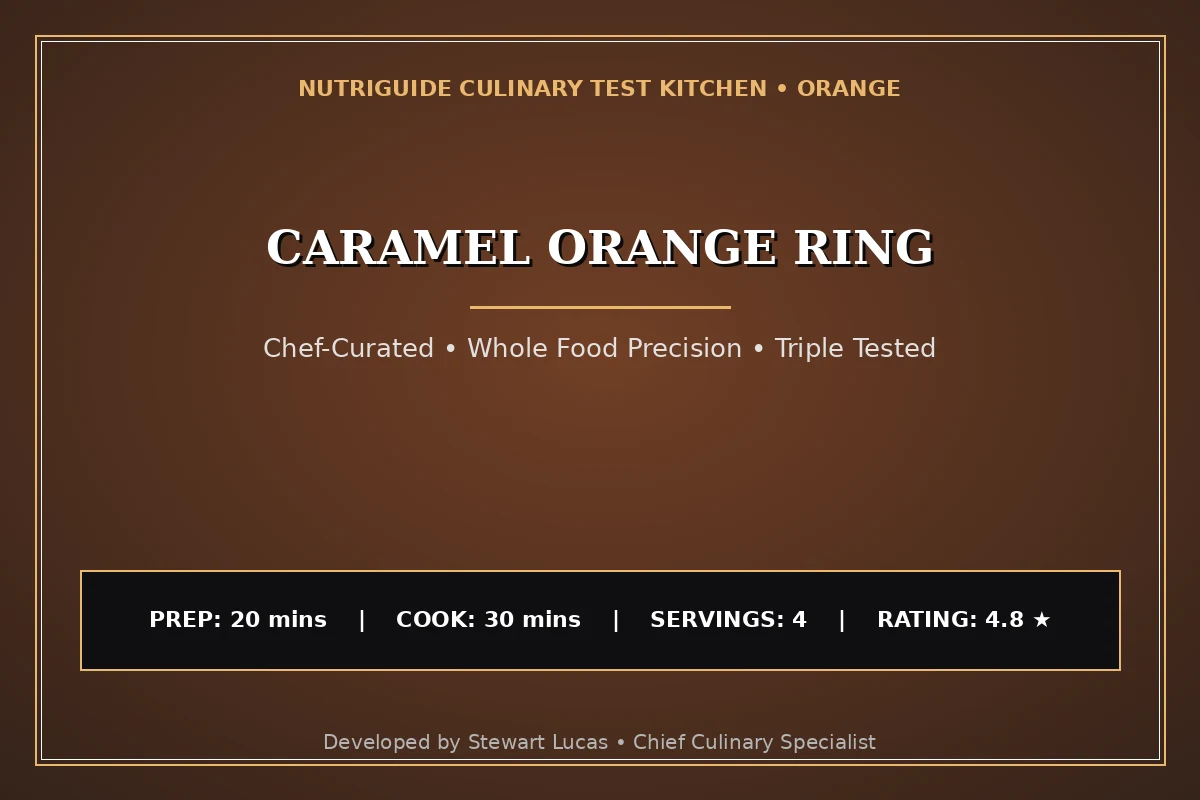 Caramel Orange Ring