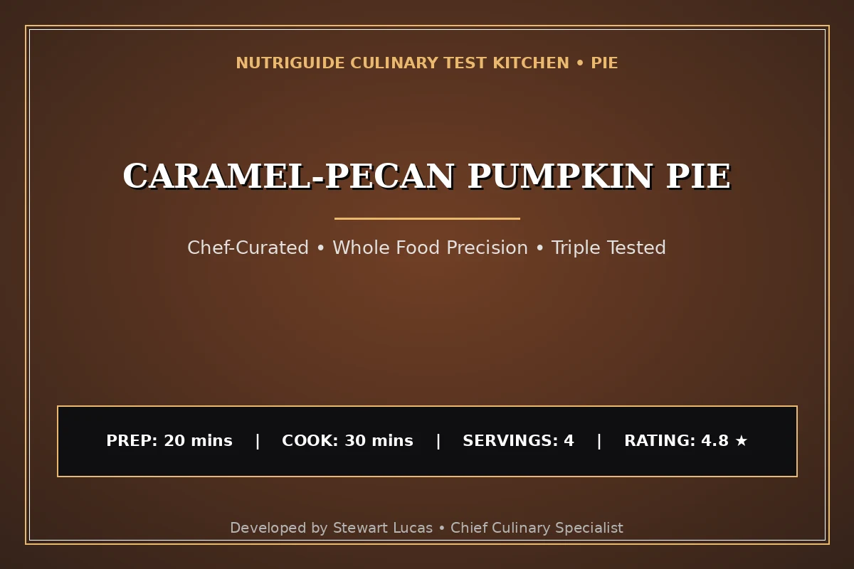 Caramel-Pecan Pumpkin Pie