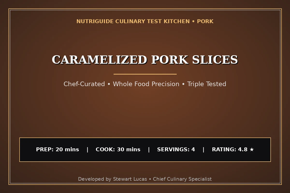 Caramelized Pork Slices
