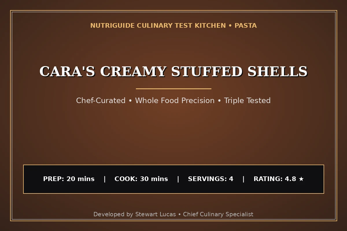 Cara'S Creamy Stuffed Shells