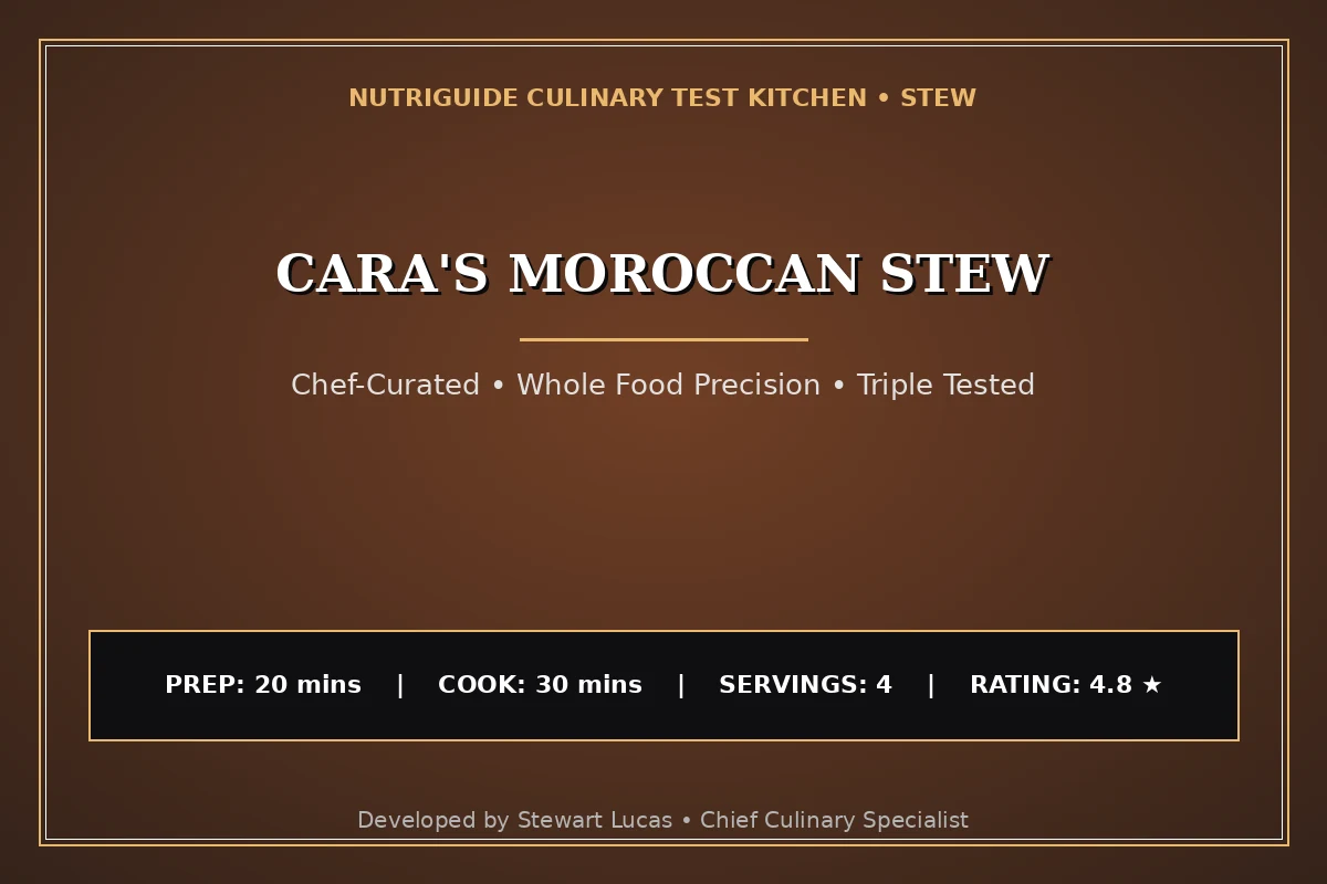 Cara'S Moroccan Stew