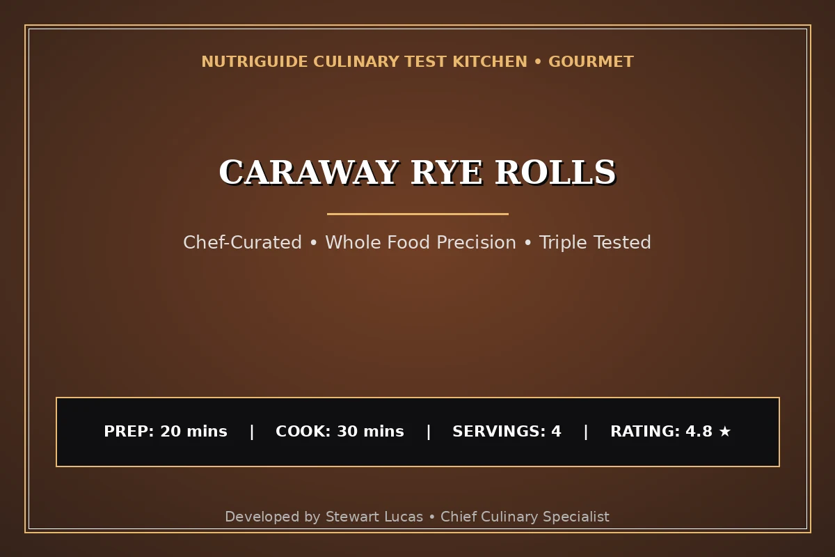 Caraway Rye Rolls