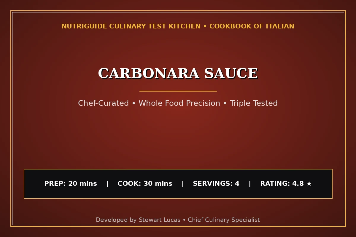 Carbonara Sauce