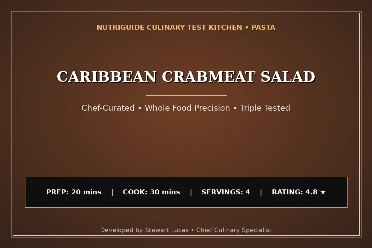 Caribbean Crabmeat Salad