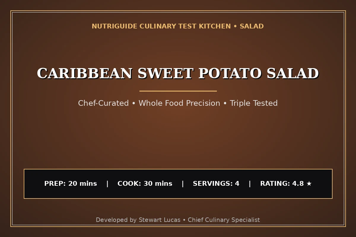 Caribbean Sweet Potato Salad