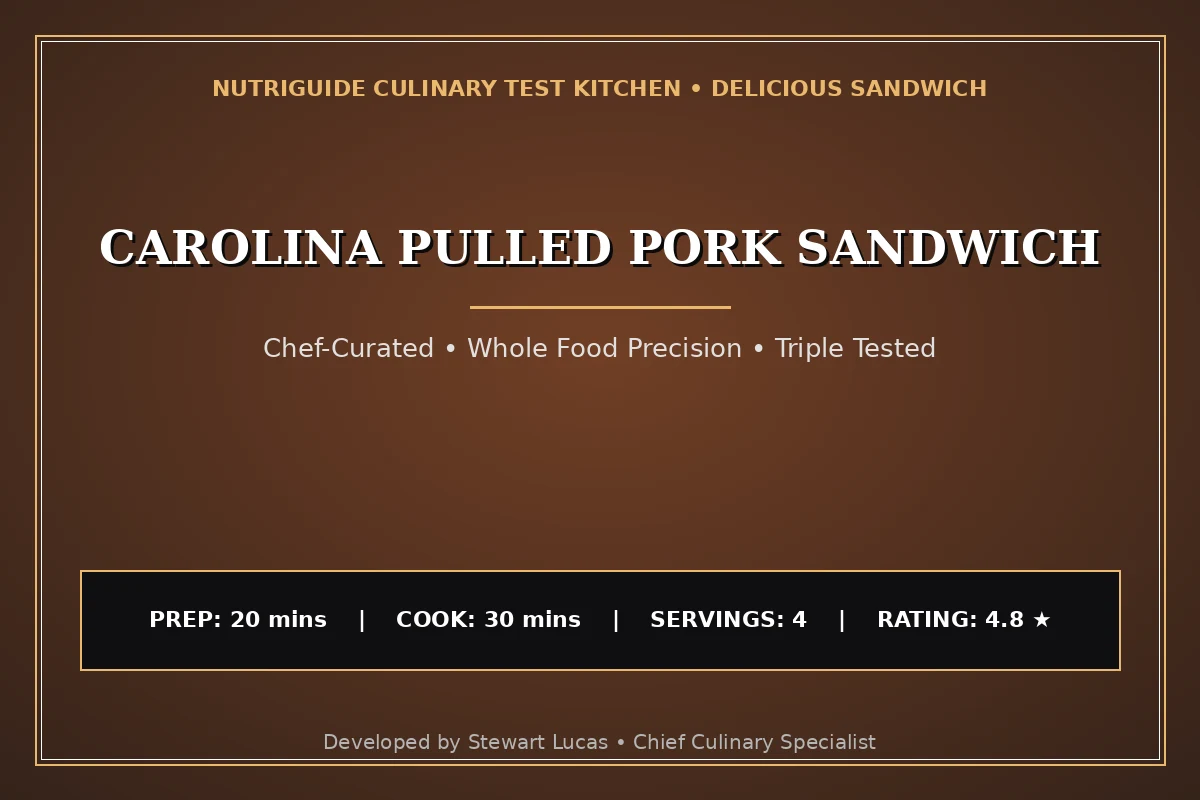Carolina Pulled Pork Sandwich