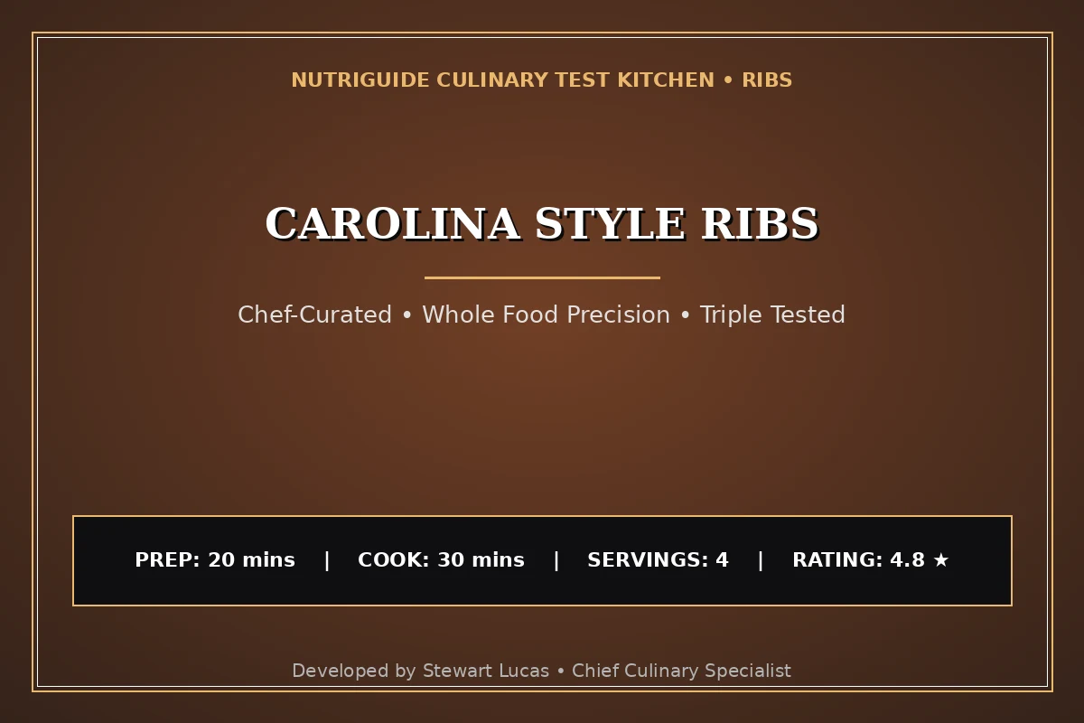 Carolina Style Ribs