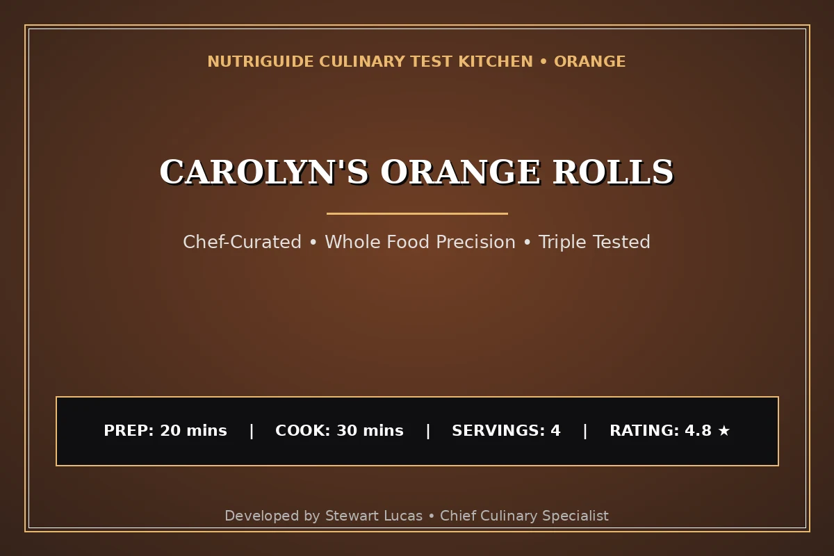 Carolyn'S Orange Rolls