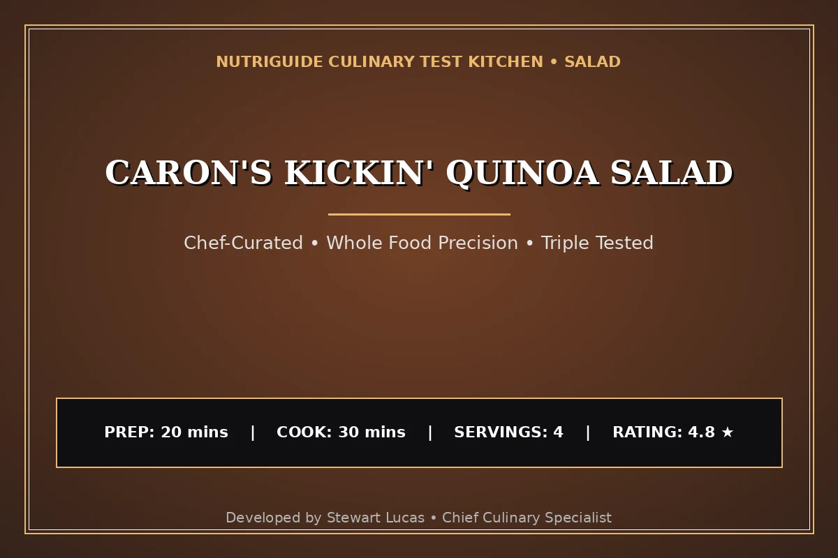 Caron'S Kickin' Quinoa Salad