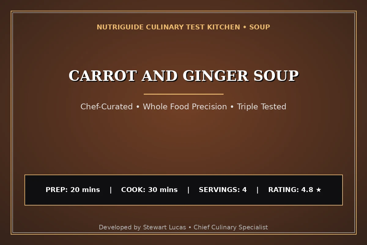 Carrot And Ginger Soup