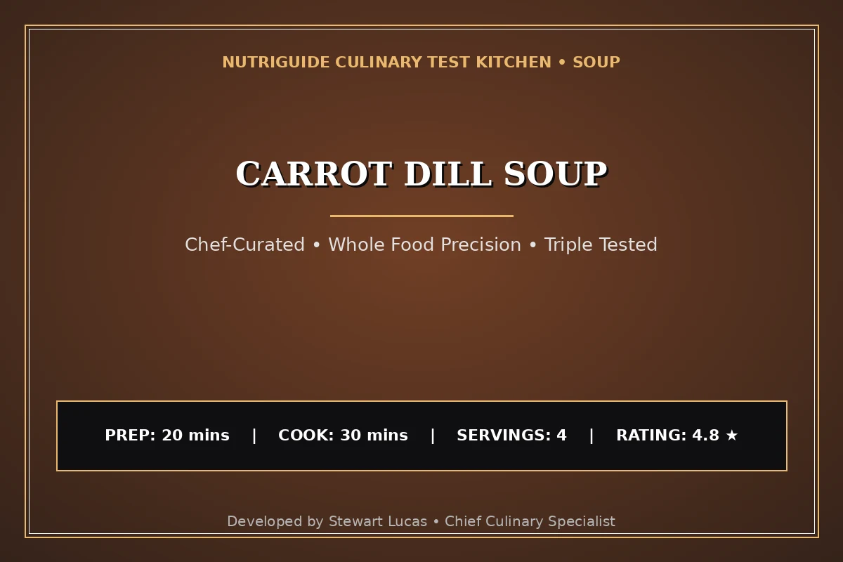 Carrot Dill Soup