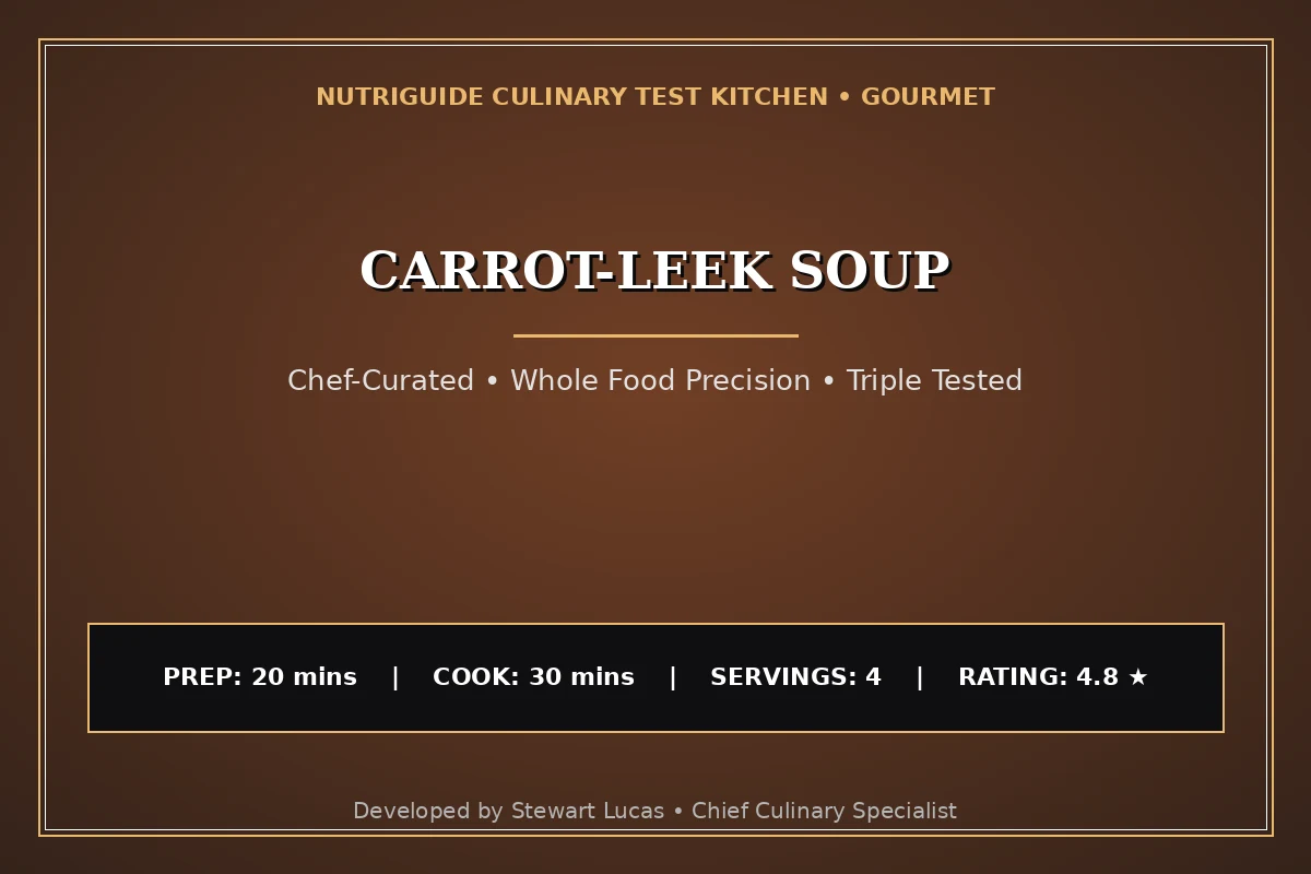 Carrot-Leek Soup