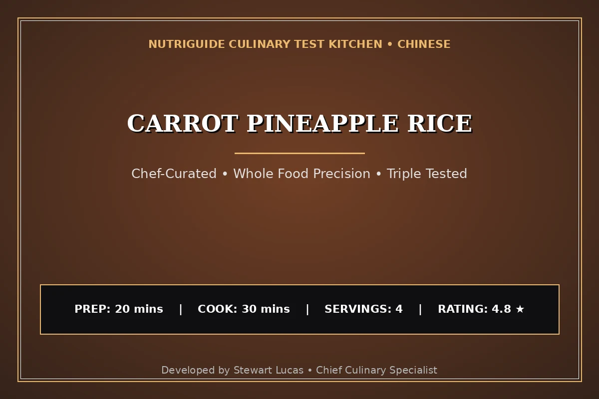 Carrot Pineapple Rice