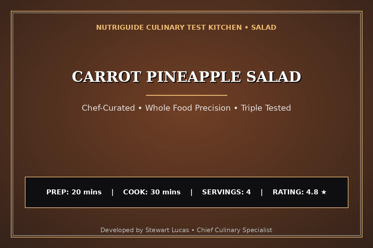 Carrot Pineapple Salad