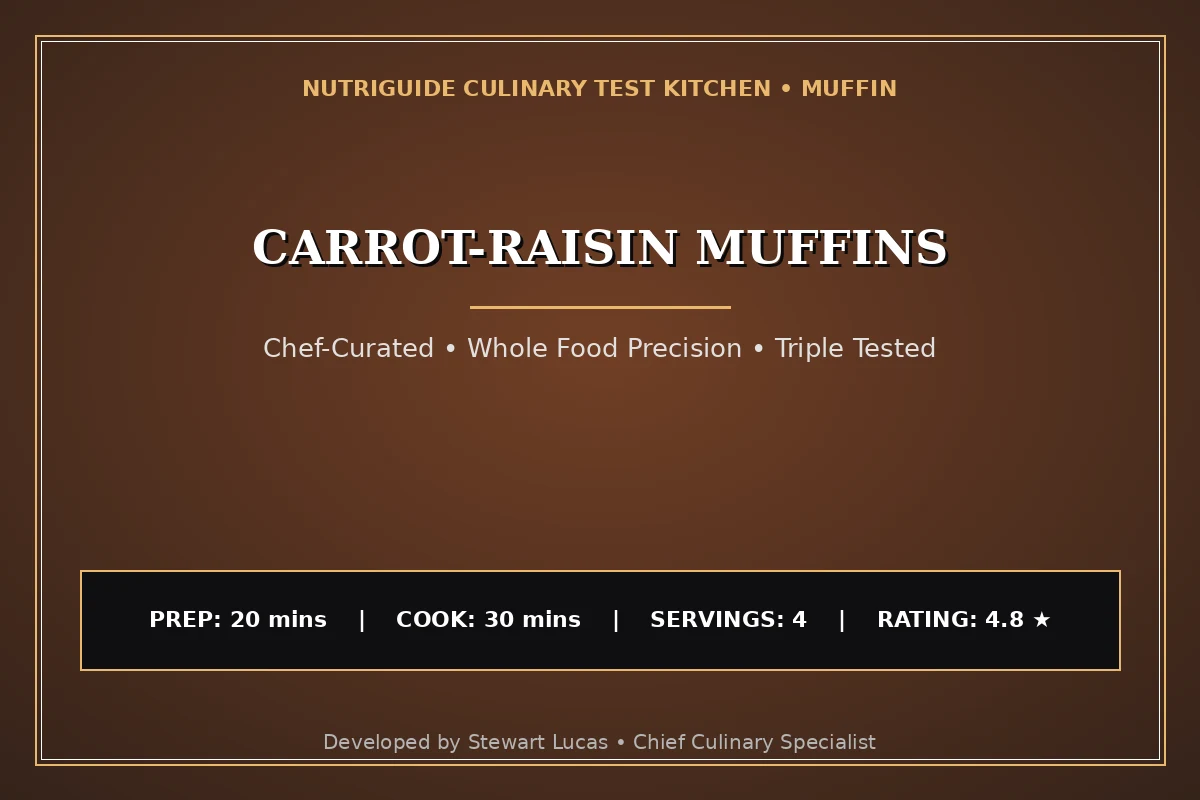 Carrot-Raisin Muffins