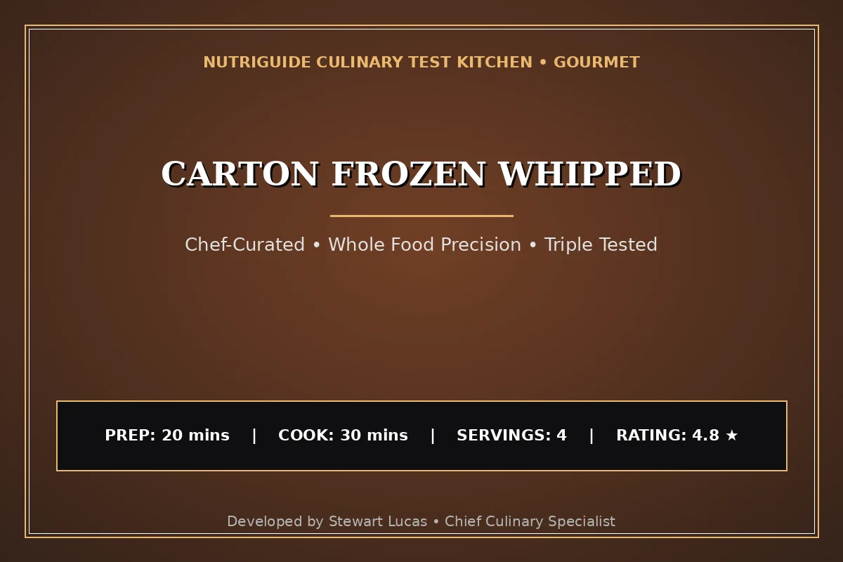 Carton Frozen Whipped