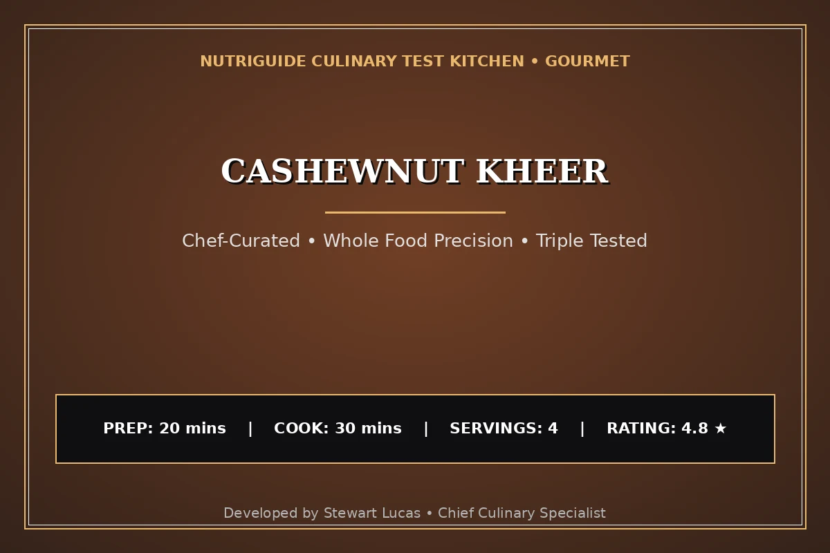Cashewnut Kheer