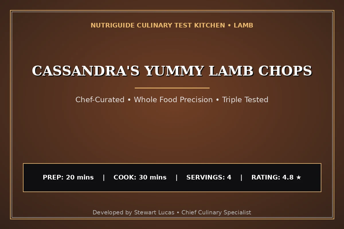 Cassandra'S Yummy Lamb Chops