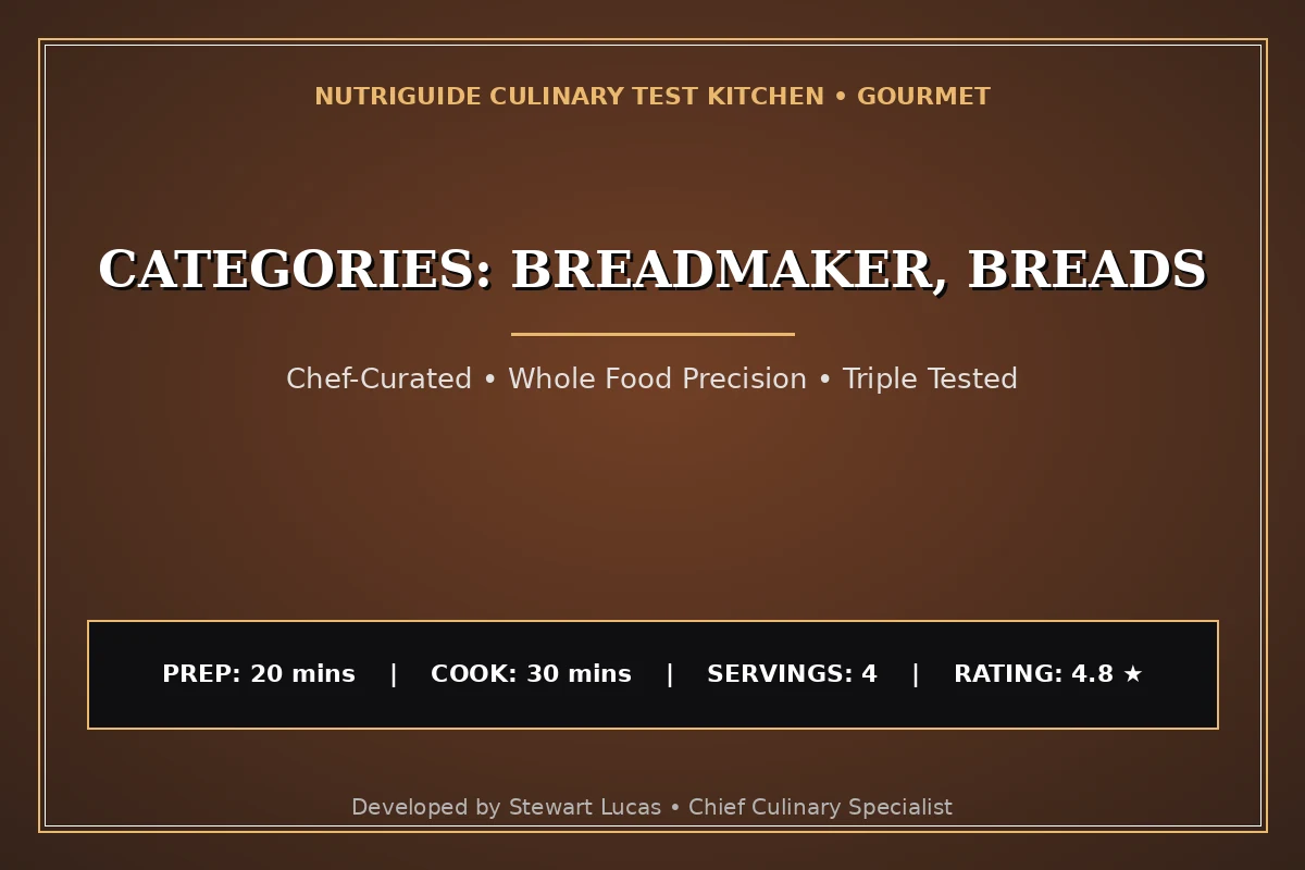 Categories: Breadmaker, Breads