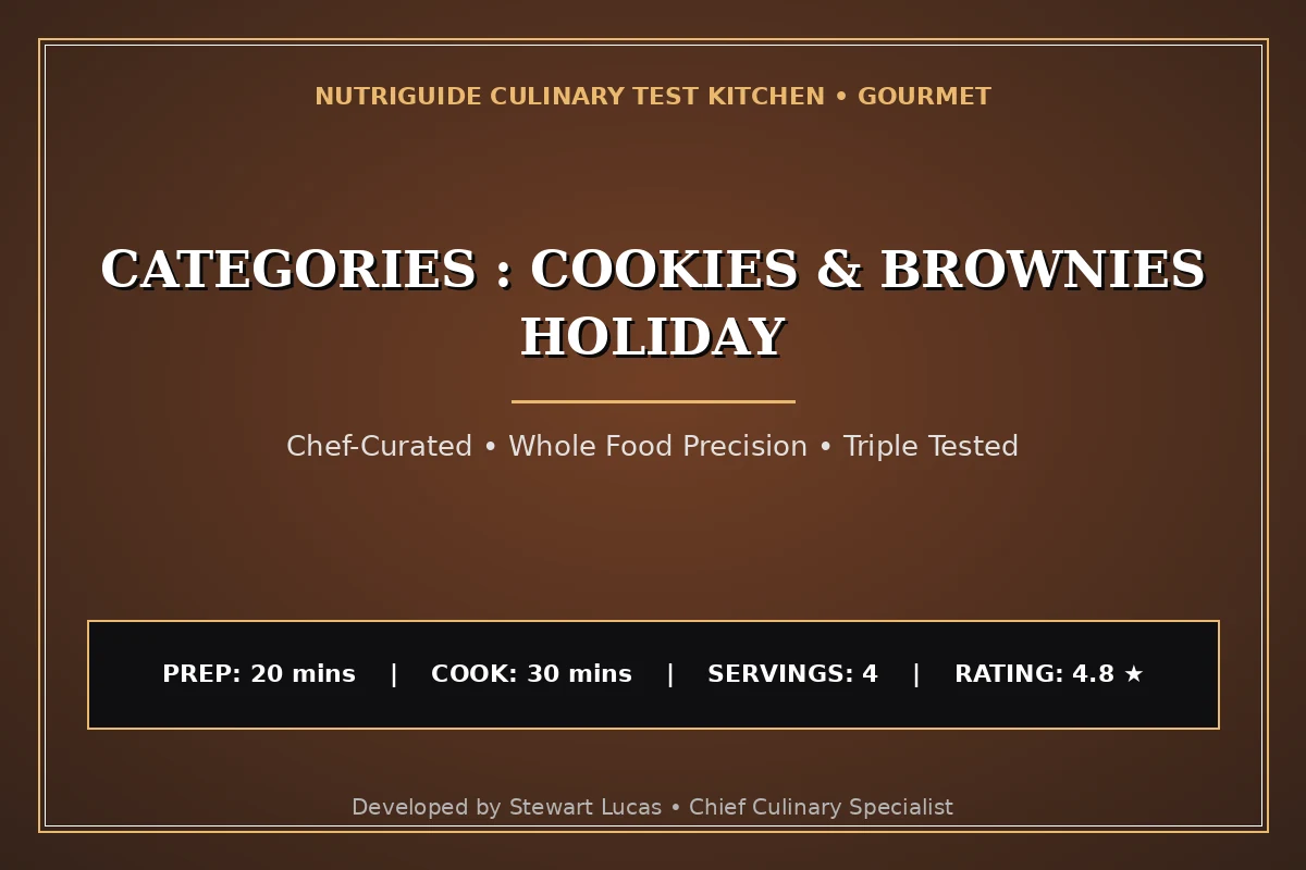 Categories : Cookies & Brownies Holiday