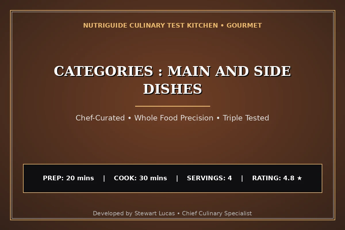 Categories : Main And Side Dishes