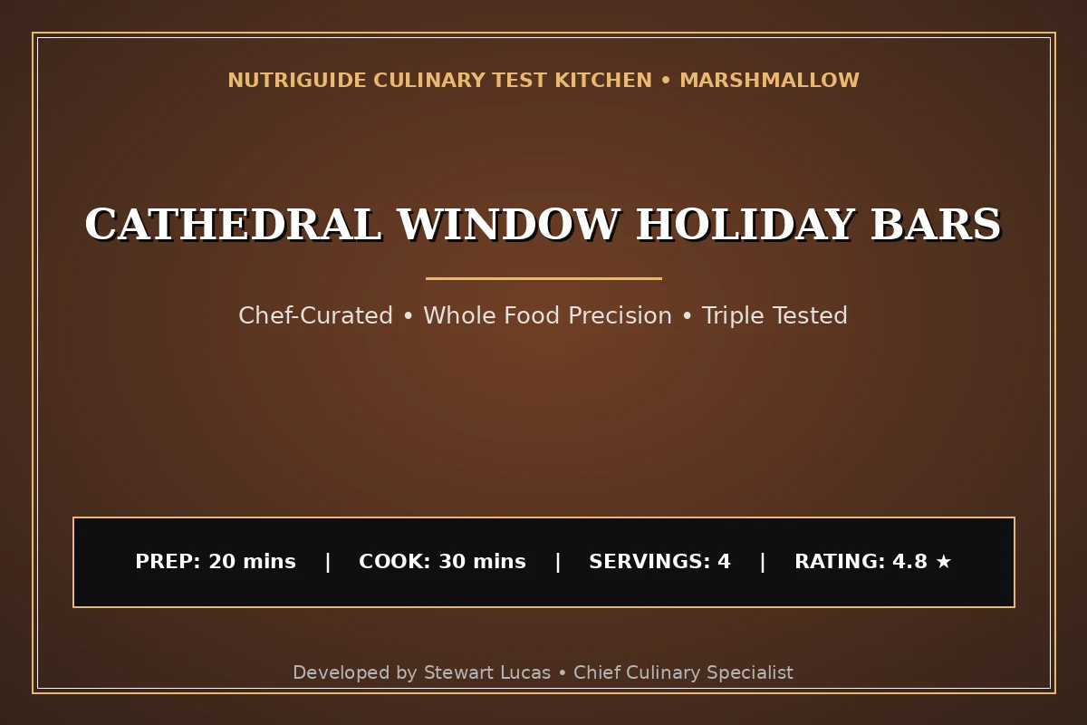 Cathedral Window Holiday Bars