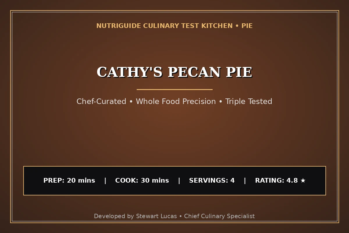 Cathy'S Pecan Pie