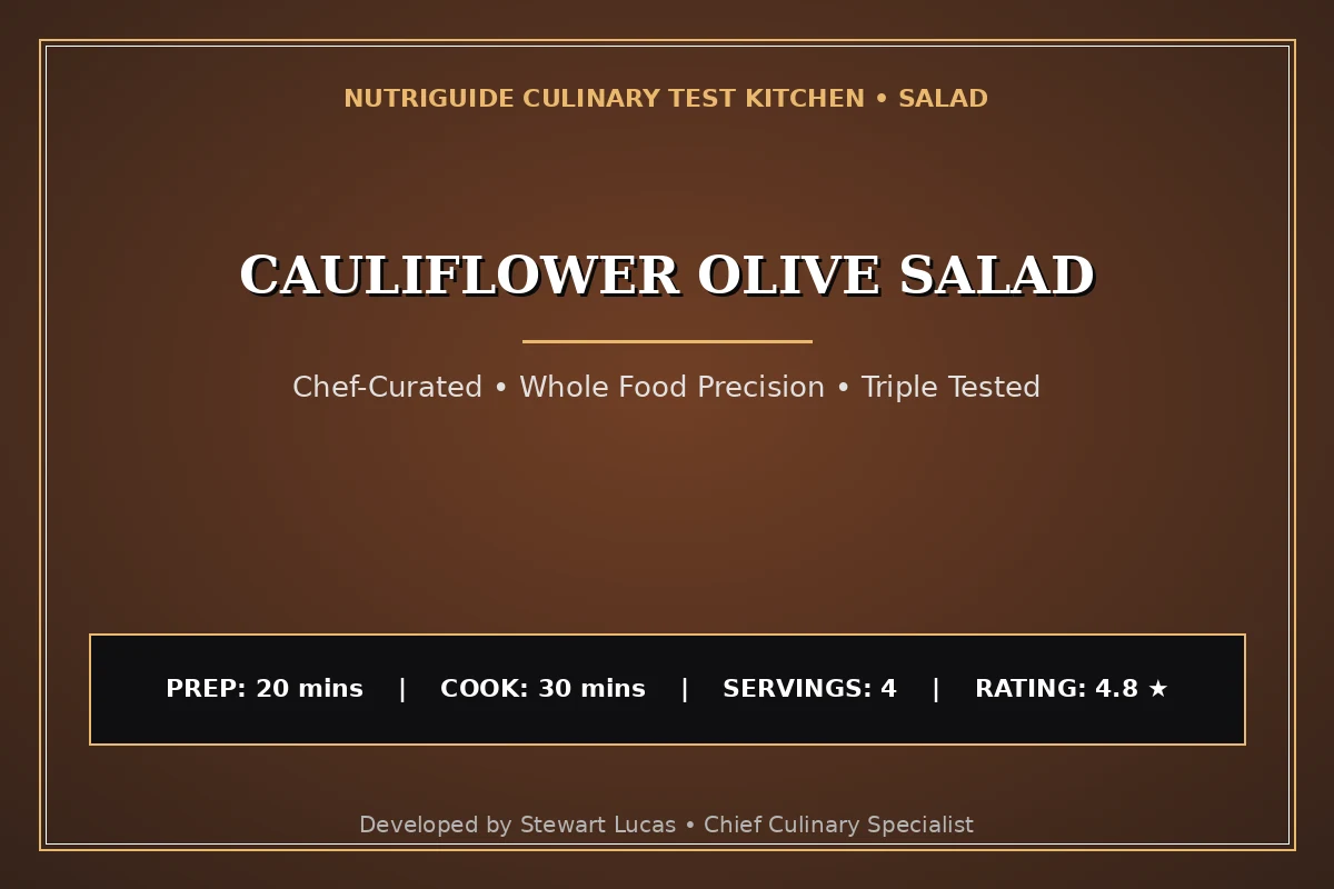 Cauliflower Olive Salad