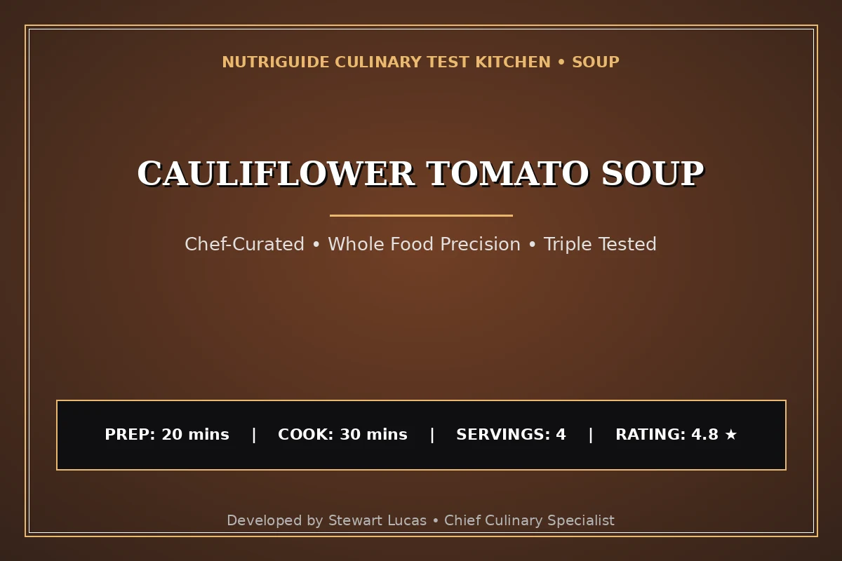 Cauliflower Tomato Soup