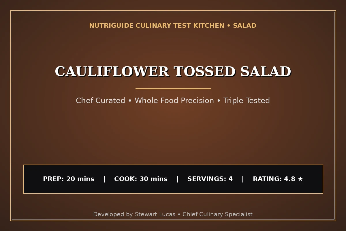 Cauliflower Tossed Salad