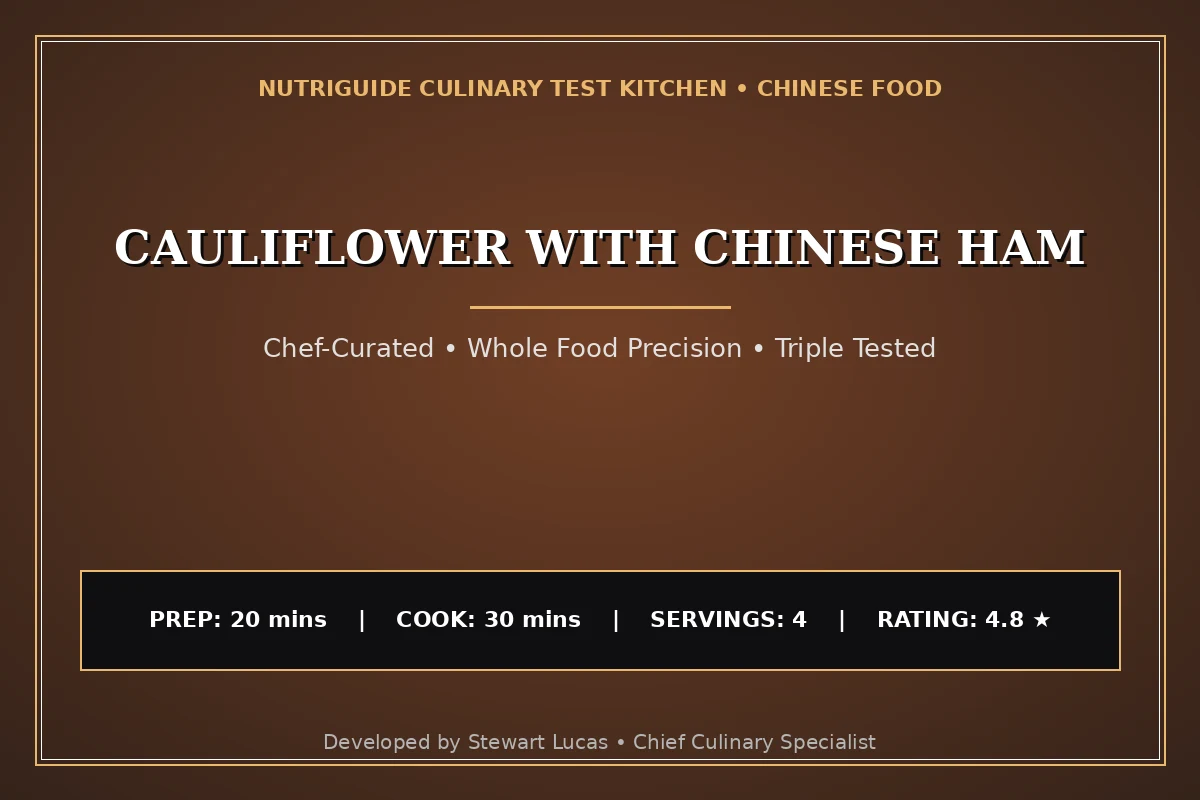 Cauliflower With Chinese Ham