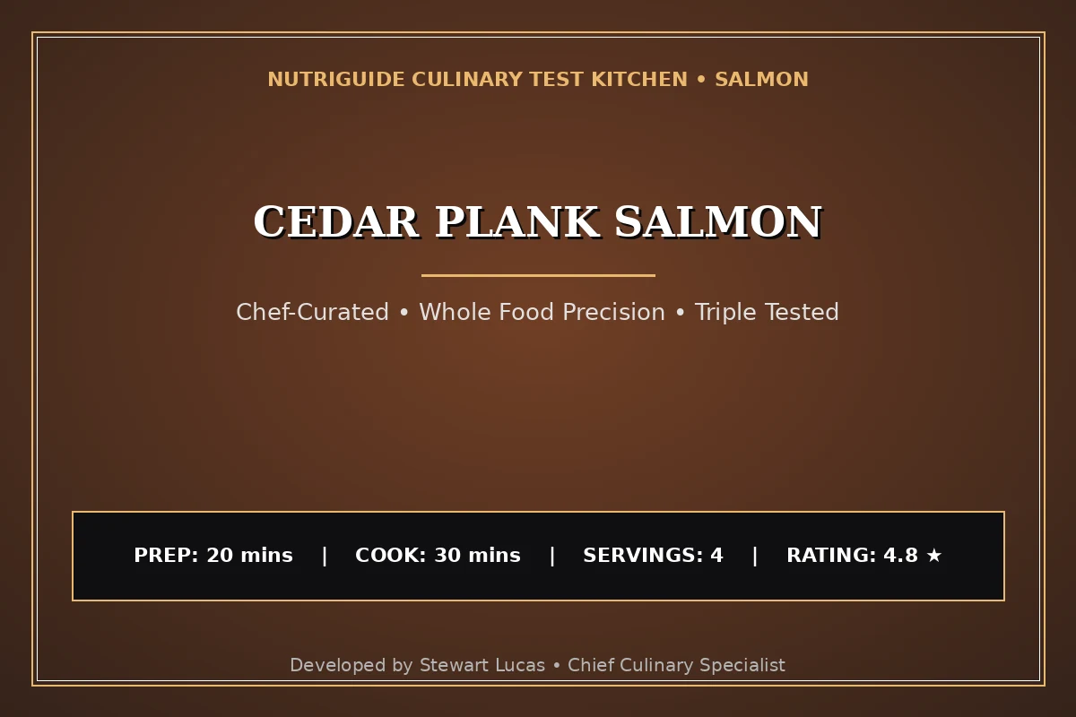 Cedar Plank Salmon