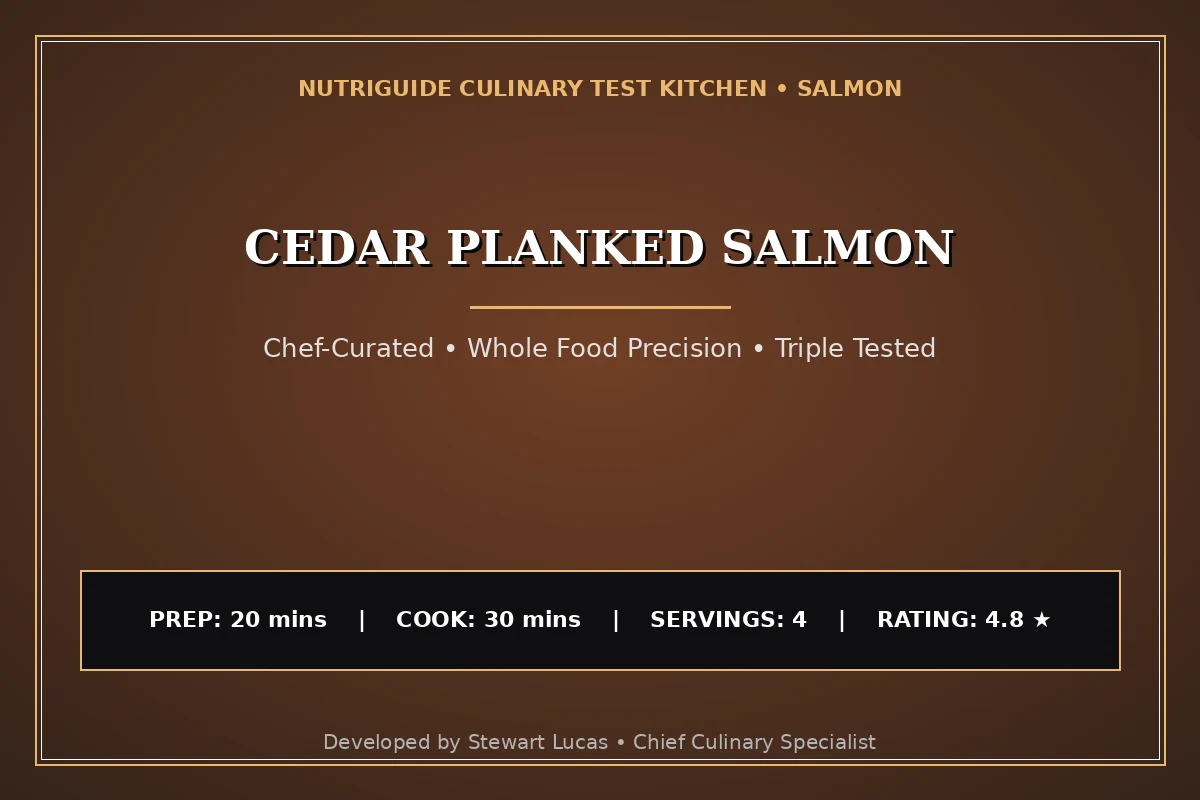 Cedar Planked Salmon